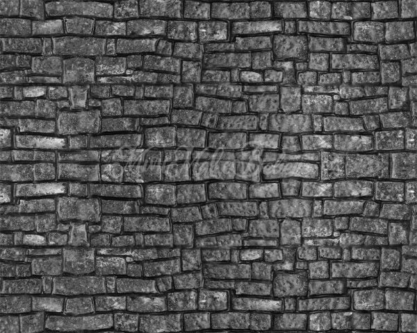 Kate Gray Cobblestone Backdrop Ground Holiday Halloween Christmas Designed by Mini MakeBelieve - Kate Backdrop AU
