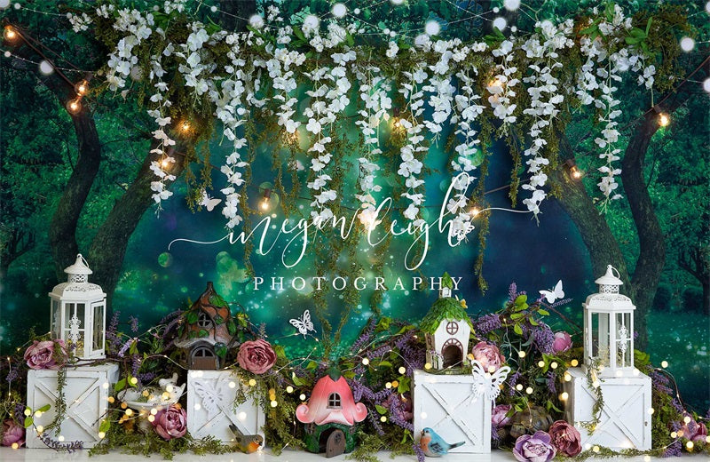 Kate Fairy Garden Backdrop Designed by Megan Leigh Photography