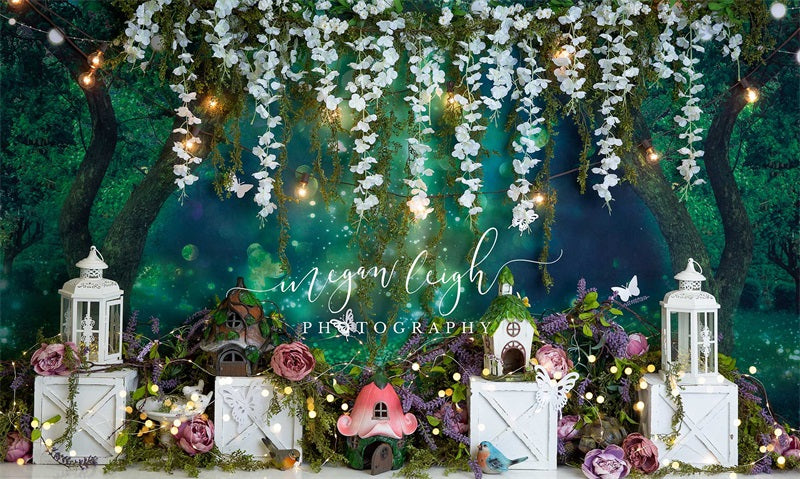 Kate Fairy Garden Backdrop Designed by Megan Leigh Photography