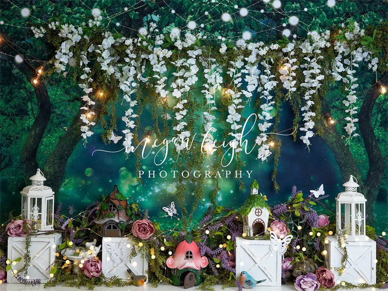 Kate Fairy Garden Backdrop Designed by Megan Leigh Photography