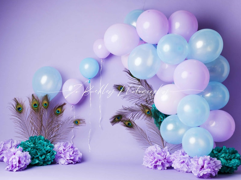Kate Peacock Purple Backdrop Designed by Jo Buckley Photography - Kate Backdrop AU