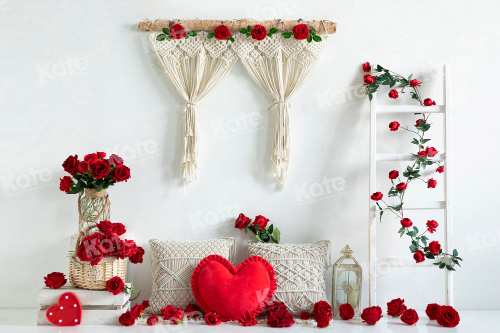 Kate Boho Valentine's Day Backdrop Rose Designed by Emetselch