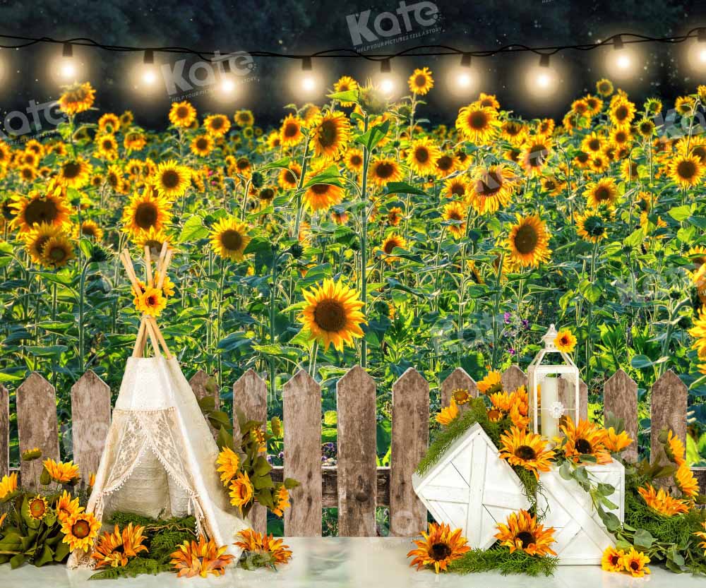 Kate Autumn Sunflower Backdrop Cake Smash Designed by Emetselch