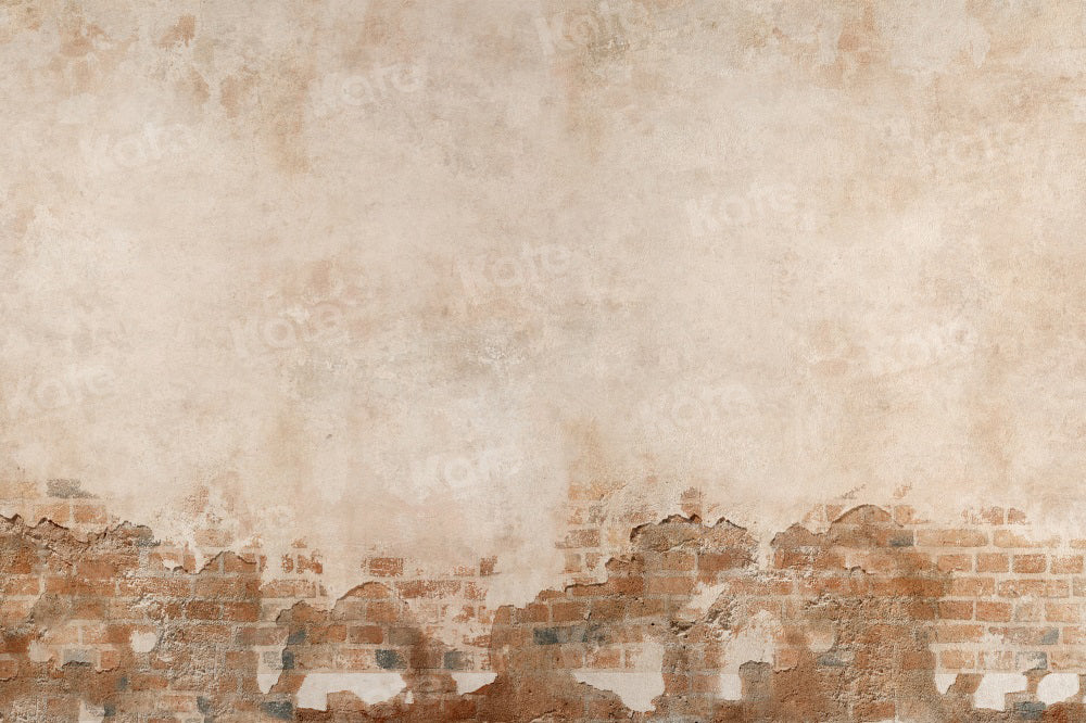 Kate Brown Shabby Old Wall Backdrop for Photography - Kate Backdrop AU