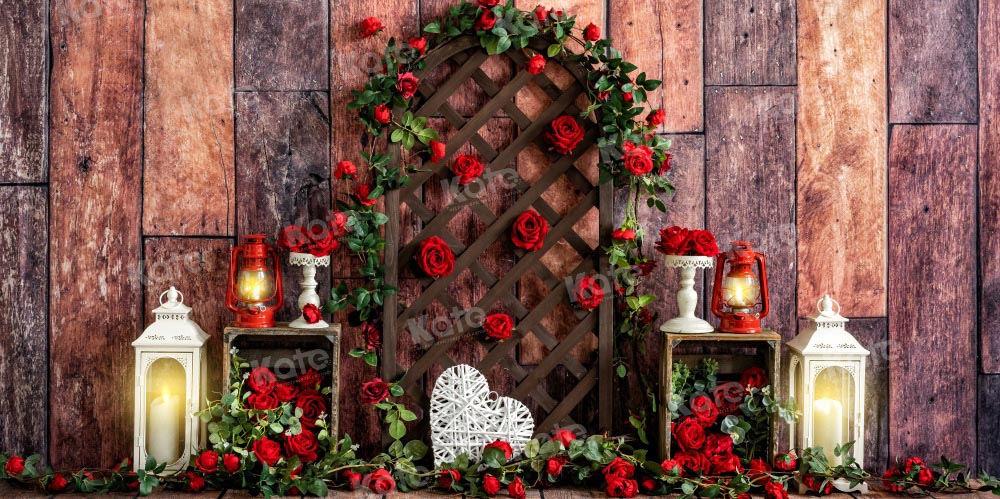 Kate Valentine's Day Backdrop Rose Wood Designed by Emetselch - Kate Backdrop AU