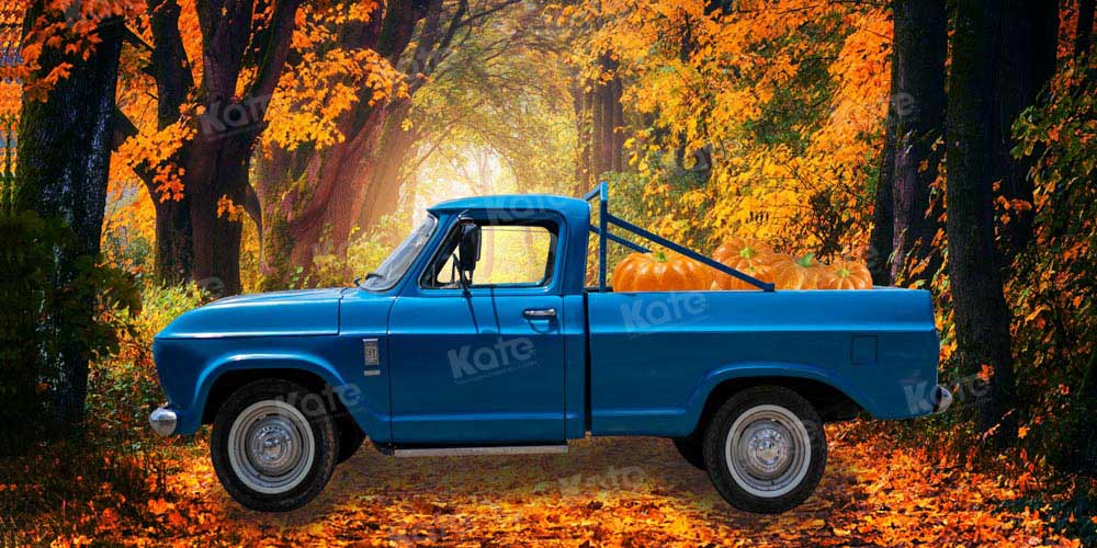 Kate Fall Pumpkin Truck Backdrop Designed by Chain Photography - Kate Backdrop AU