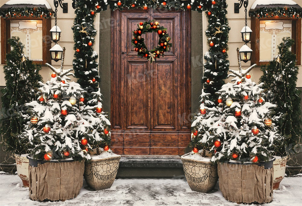 Kate Christmas Backdrop Outdoor Tree for Photography