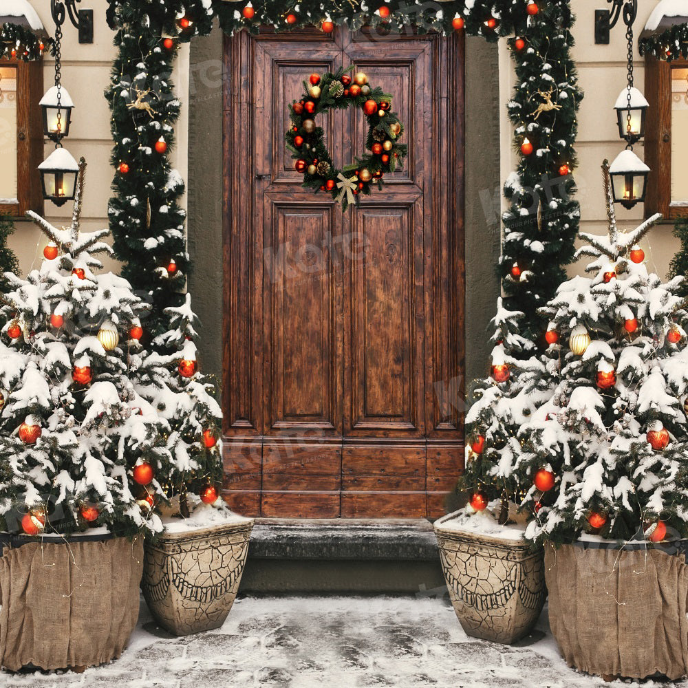 Kate Christmas Backdrop Outdoor Tree for Photography - Kate Backdrop AU