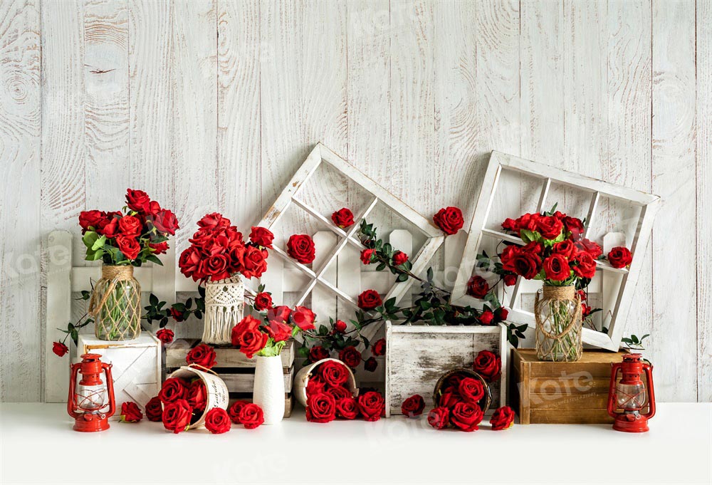 Kate Valentine's Day Rose Backdrop Birthday Designed by Emetselch - Kate Backdrop AU