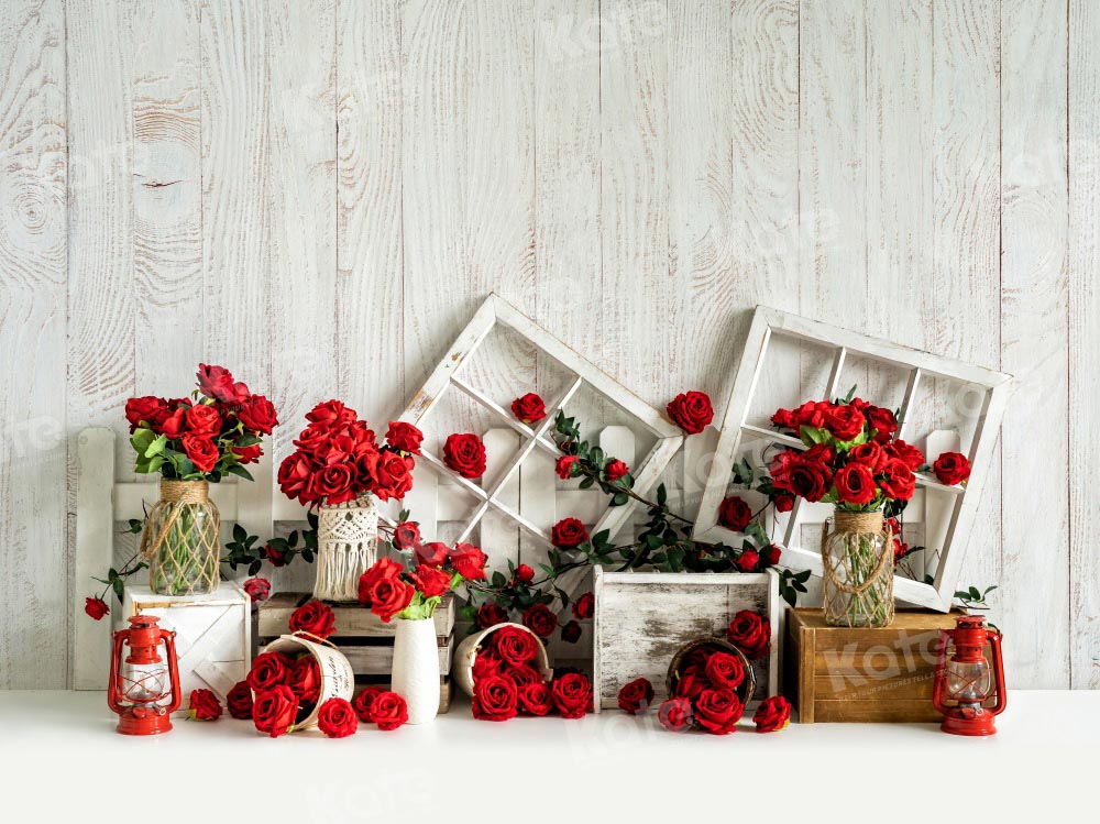 Kate Valentine's Day Rose Backdrop Birthday Designed by Emetselch - Kate Backdrop AU