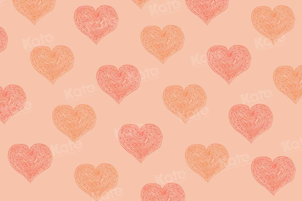 Kate Valentine Hearts Backdrop Designed by Kate Image - Kate Backdrop AU