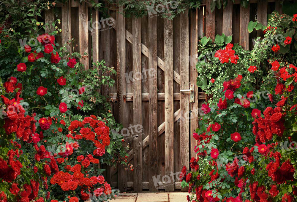 Kate Valentine's Day Backdrop Rose Garden Flower Designed by Chain Photography