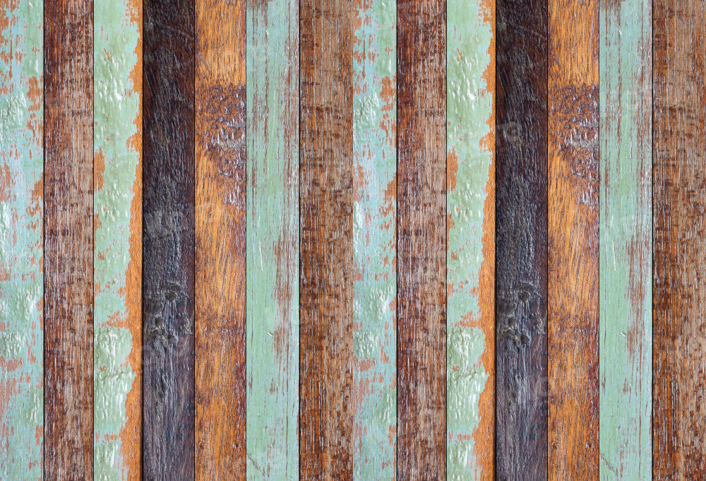 Kate Colorful Vintage Wood Backdrop for Photography - Kate Backdrop AU