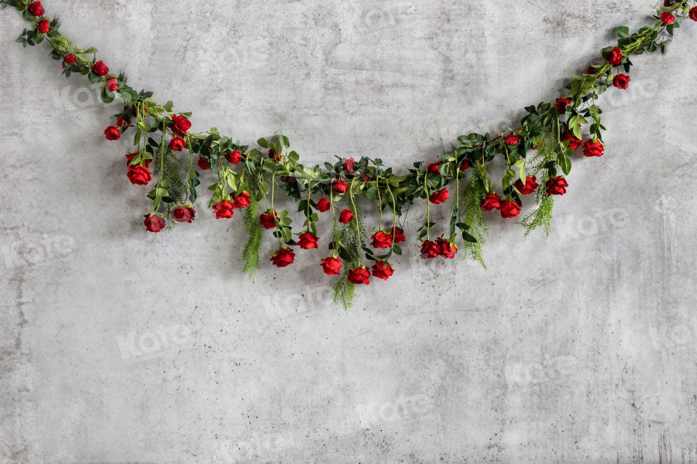 Kate Valentine's Day Backdrop Rose Wedding Designed by Emetselch