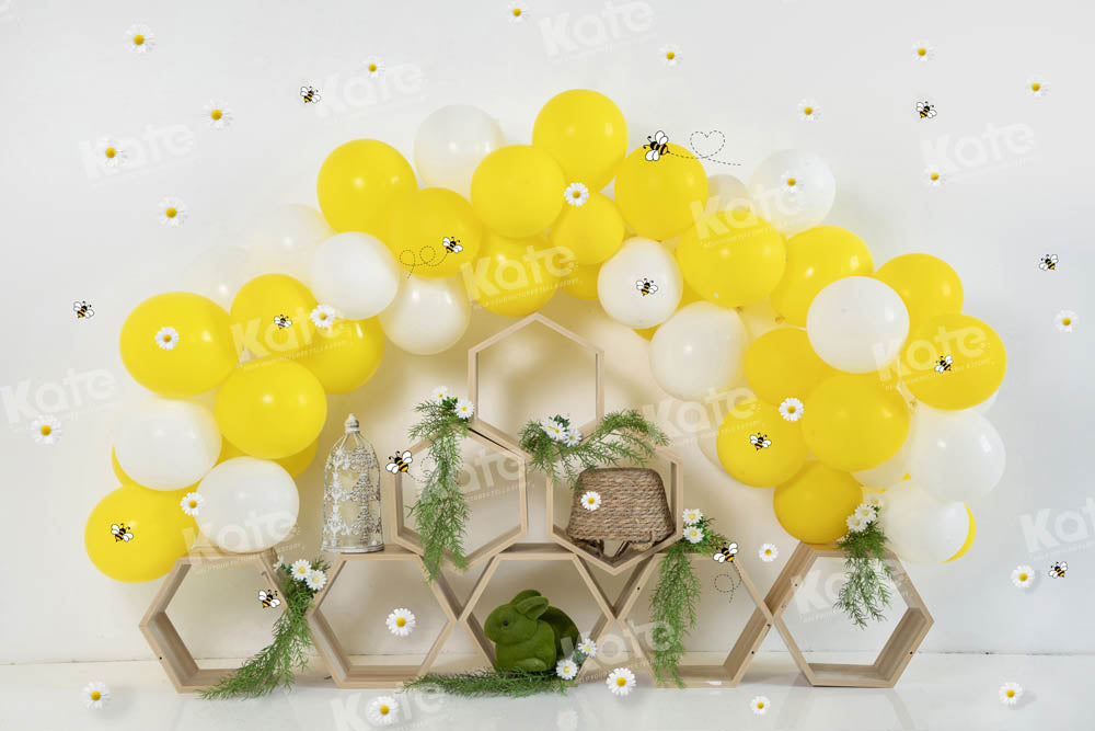 Kate Spring Easter Bee Backdrop Designed by Emetselch