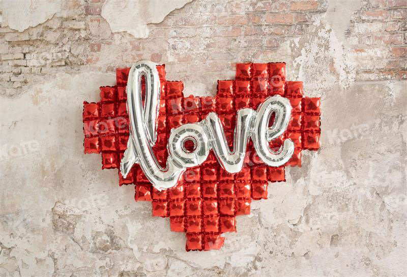 Kate Valentine's Day Love Wall Backdrop for Photography - Kate Backdrop AU
