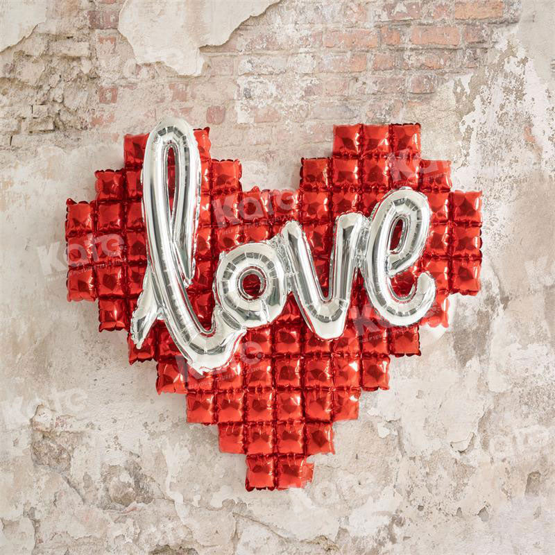 Kate Valentine's Day Love Wall Backdrop for Photography - Kate Backdrop AU