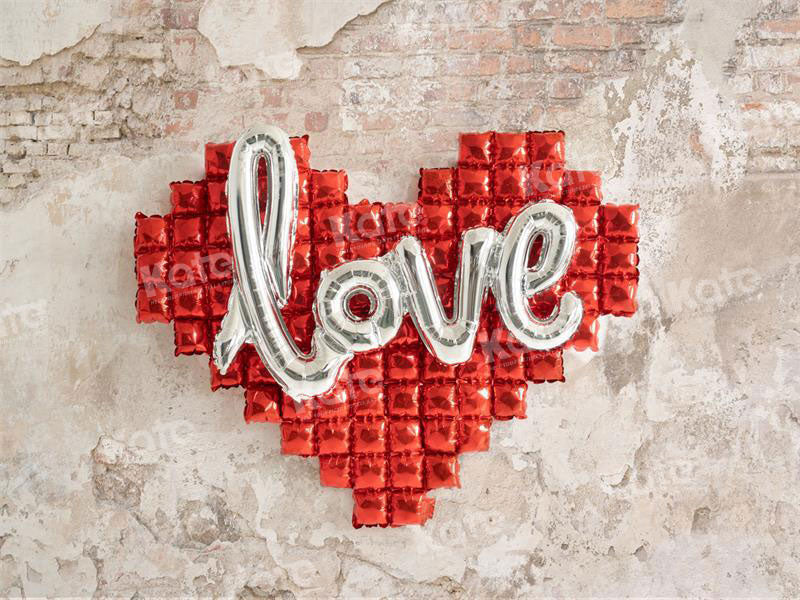 Kate Valentine's Day Love Wall Backdrop for Photography - Kate Backdrop AU
