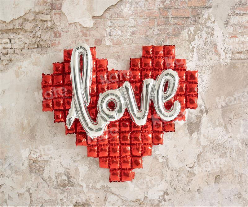 Kate Valentine's Day Love Wall Backdrop for Photography - Kate Backdrop AU