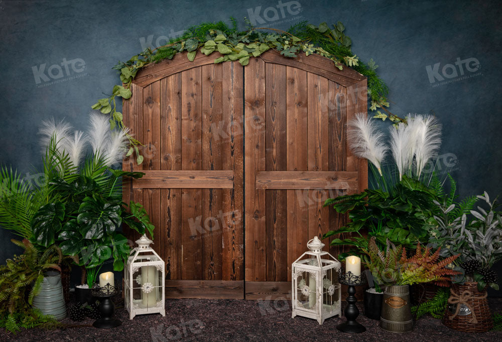 Kate Spring Wood Door Backdrop Designed by Emetselch - Kate Backdrop AU