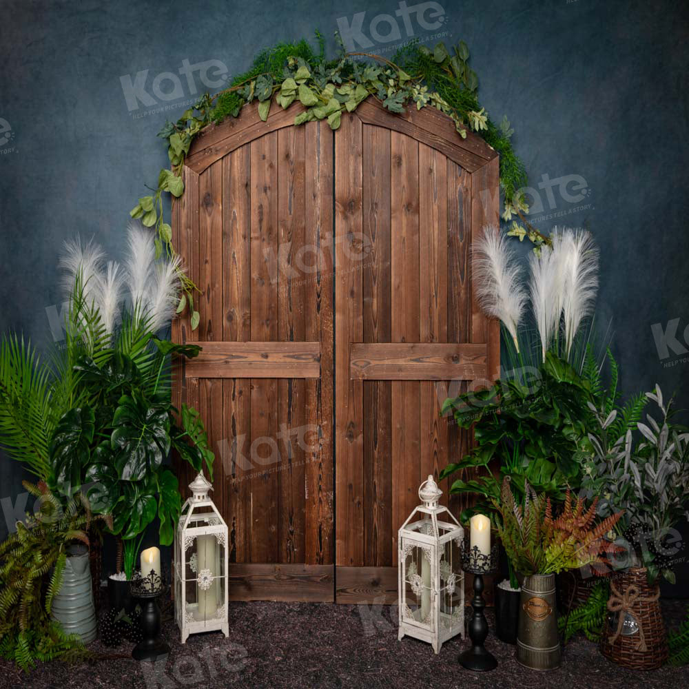 Kate Spring Wood Door Backdrop Designed by Emetselch