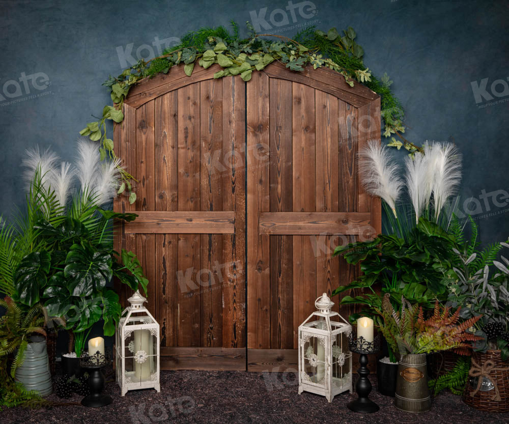 Kate Spring Wood Door Backdrop Designed by Emetselch