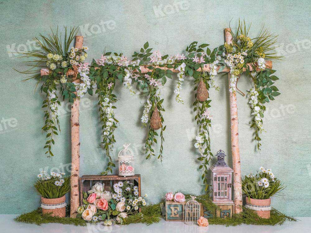 Kate Spring Backdrop Flower Stand Designed by Emetselch