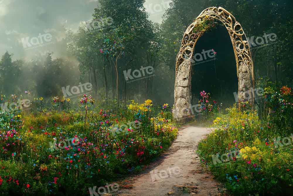 Kate Secret Garden Backdrop Grassland Spring Designed by Chain Photography