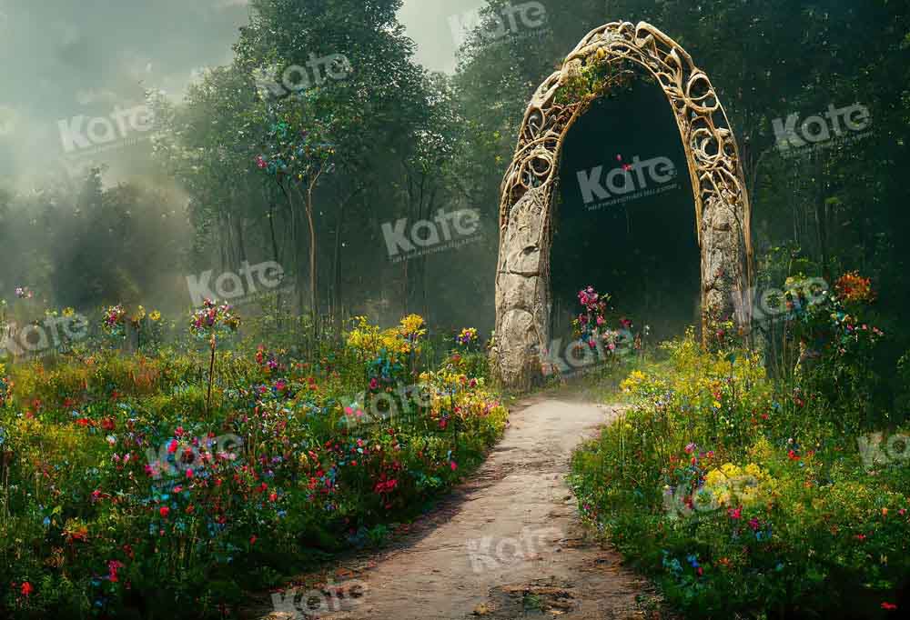 Kate Secret Garden Backdrop Grassland Spring Designed by Chain Photography