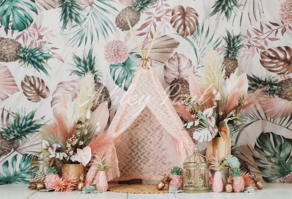 Kate Floral Tent Backdrop Designed by Ashley Paul