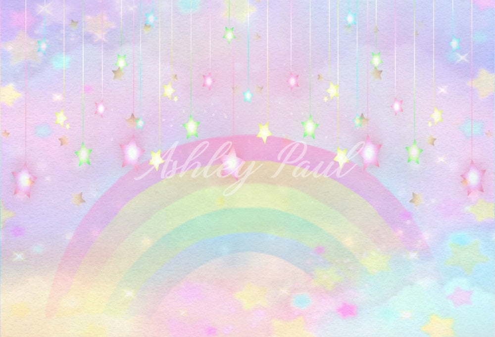 Kate Rainbow Fantasy Star Backdrop Designed by Ashley Paul - Kate Backdrop AU