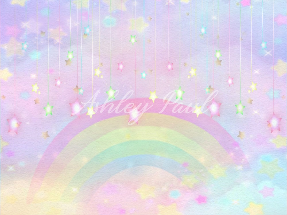 Kate Rainbow Fantasy Star Backdrop Designed by Ashley Paul - Kate Backdrop AU