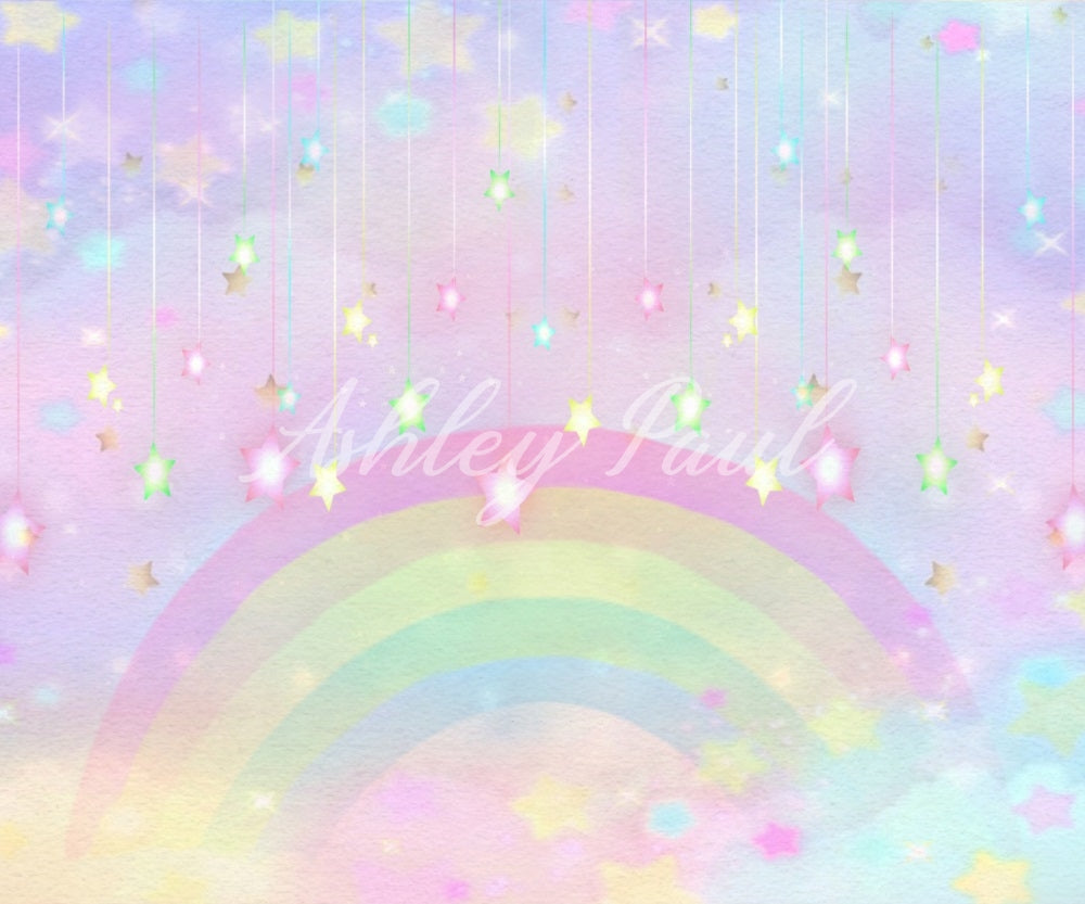 Kate Rainbow Fantasy Star Backdrop Designed by Ashley Paul - Kate Backdrop AU