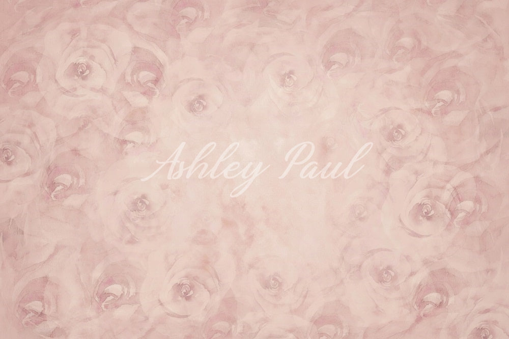 Kate Blushfloral Backdrop Designed by Ashley Paul