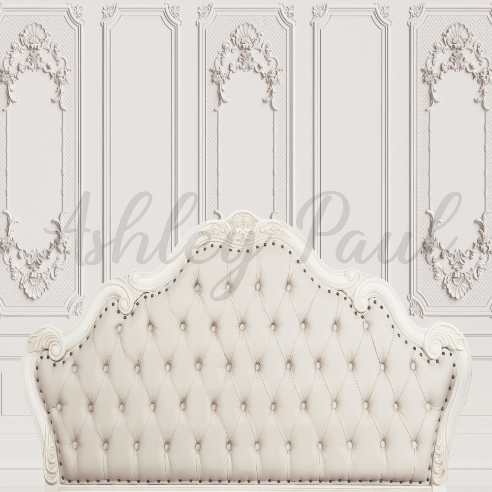 Kate Headboard White Wall Backdrop Designed by Ashley Paul - Kate Backdrop AU