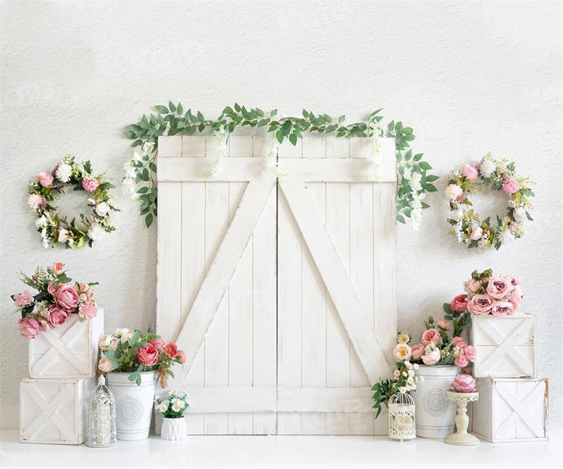 Kate Spring Flower Wood Elegant Backdrop for Photography - Kate Backdrop AU