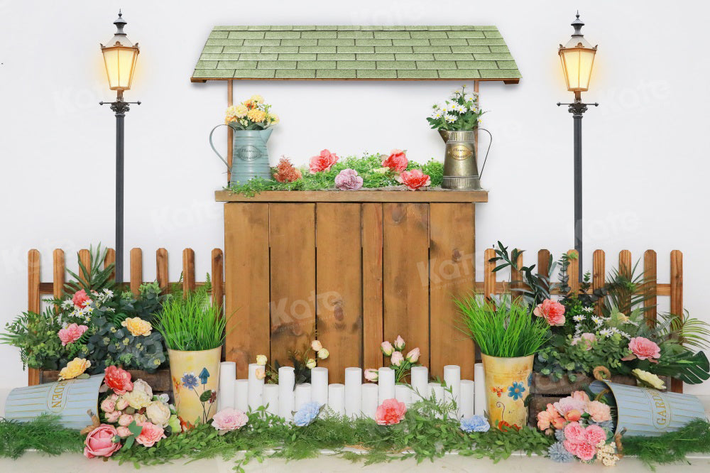 Kate Spring Flower Store Backdrop for Photography - Kate Backdrop AU