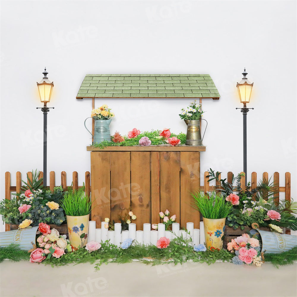 Kate Spring Flower Store Backdrop for Photography - Kate Backdrop AU