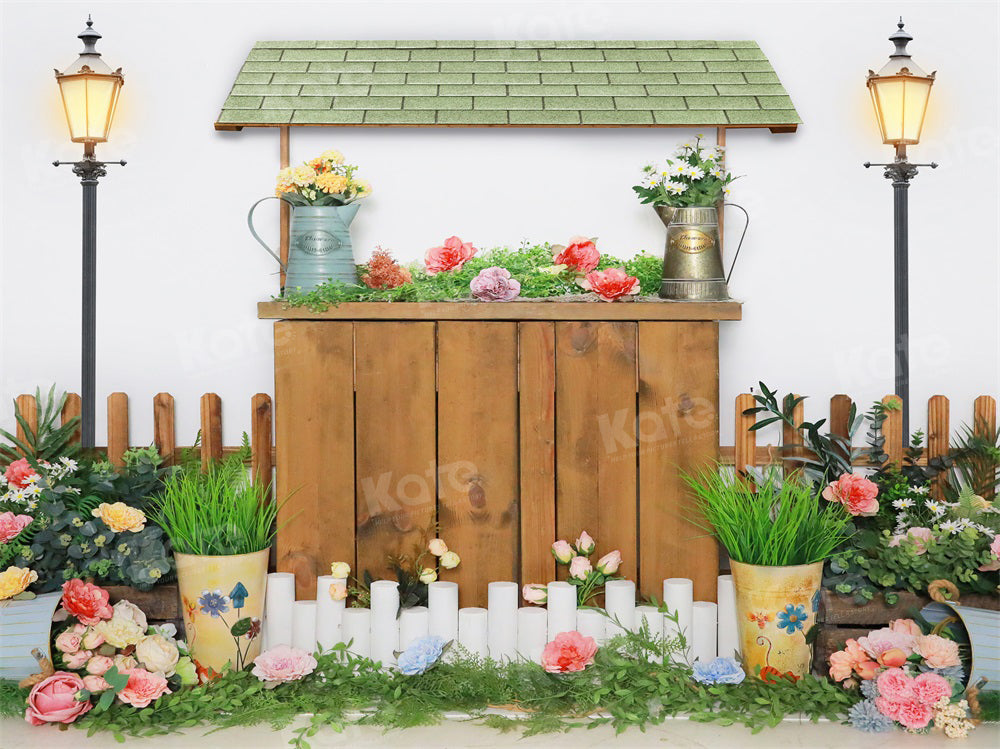 Kate Spring Flower Store Backdrop for Photography - Kate Backdrop AU