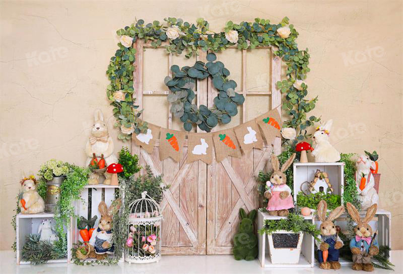 Kate Easter Bunny Flag Backdrop for Photography - Kate Backdrop AU