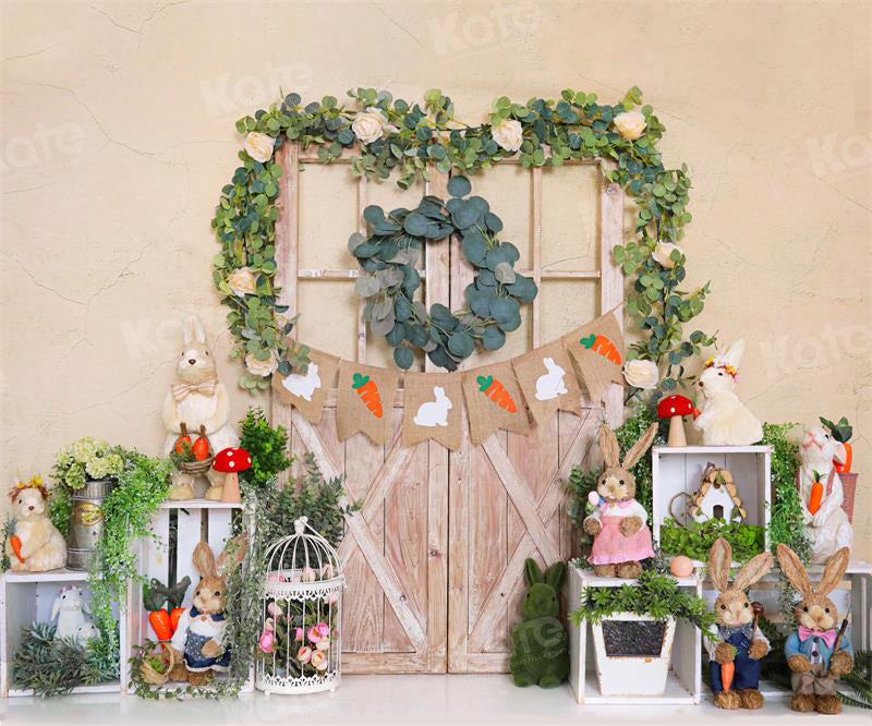 Kate Easter Bunny Flag Backdrop for Photography - Kate Backdrop AU