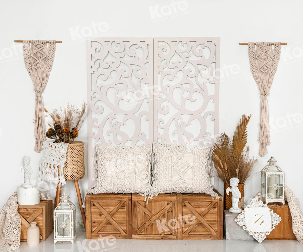 Kate Boho Backdrop Pillow Designed by Emetselch - Kate Backdrop AU