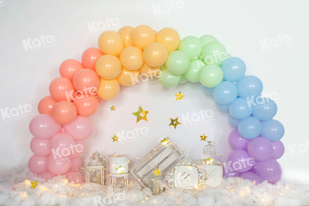 Kate Arched Balloon Backdrop Stars Cake Smash Designed by Emetselch - Kate Backdrop AU