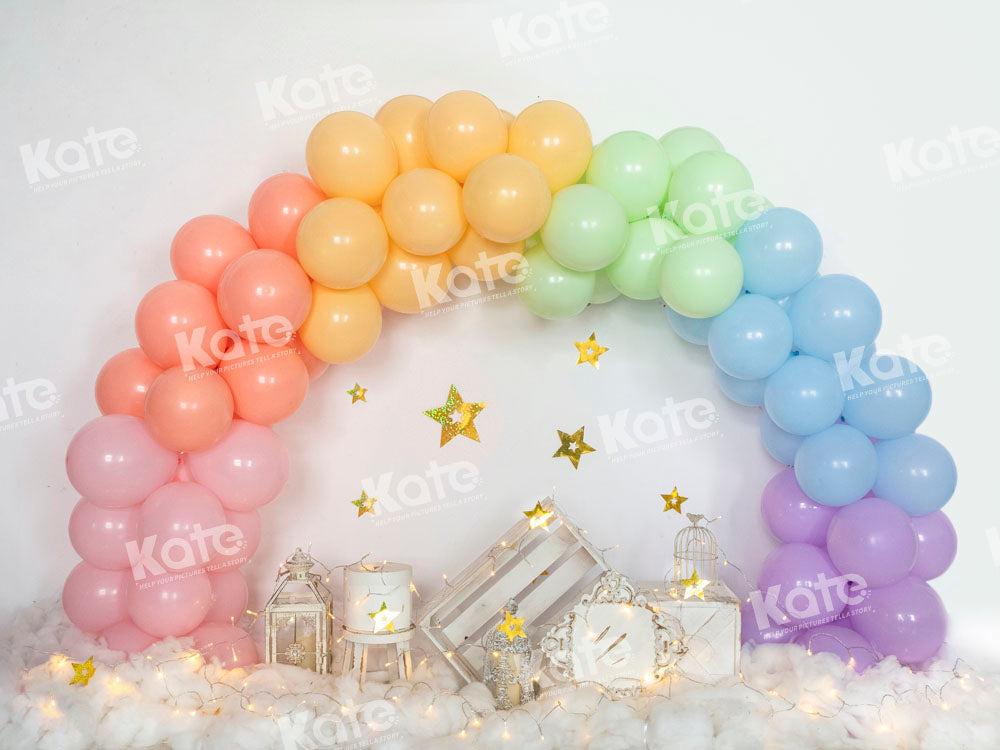Kate Arched Balloon Backdrop Stars Cake Smash Designed by Emetselch - Kate Backdrop AU