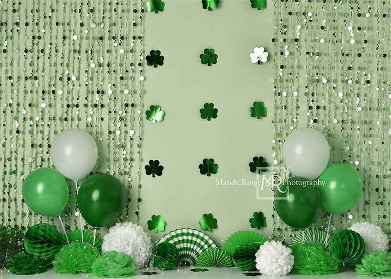 Kate St. Patrick's Day Shamrock Party Backdrop Designed by Mandy Ringe Photography - Kate Backdrop AU