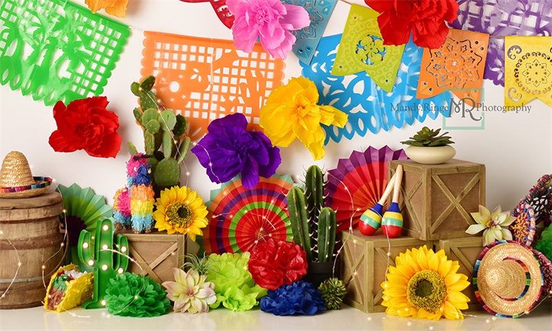 Kate Sunflower Fiesta Backdrop Designed by Mandy Ringe Photography