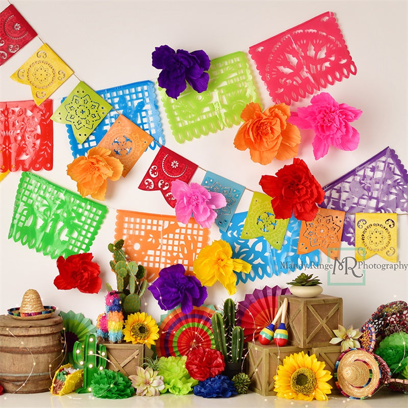 Kate Sunflower Fiesta Backdrop Designed by Mandy Ringe Photography