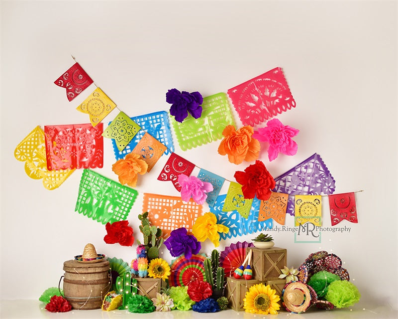 Kate Sunflower Fiesta Backdrop Designed by Mandy Ringe Photography