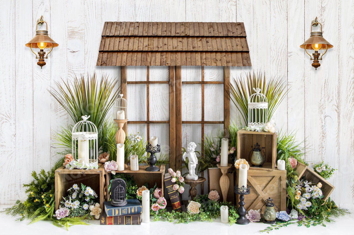 Kate Spring/Easter Backdrop Green Plants for Photography - Kate Backdrop AU