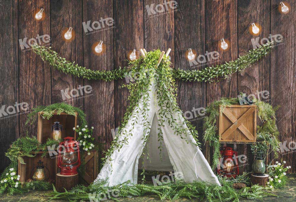Kate Summer Camping Tent Backdrop Designed by Emetselch - Kate Backdrop AU